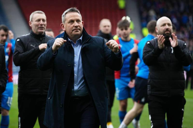 Inverness CT boss Billy Dodds on Celtic-Rangers question, play-off complication and half-time message