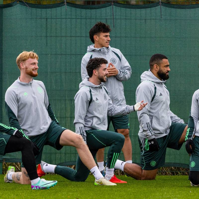 Training Gallery: Celtic v Atletico Madrid