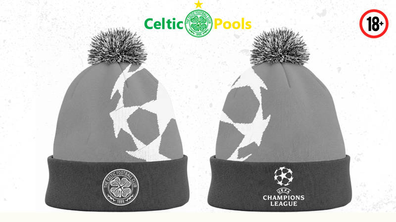 Join the Celtic Pools Weekly Lottery and receive a FREE Celtic FC Champions League bobble hat!